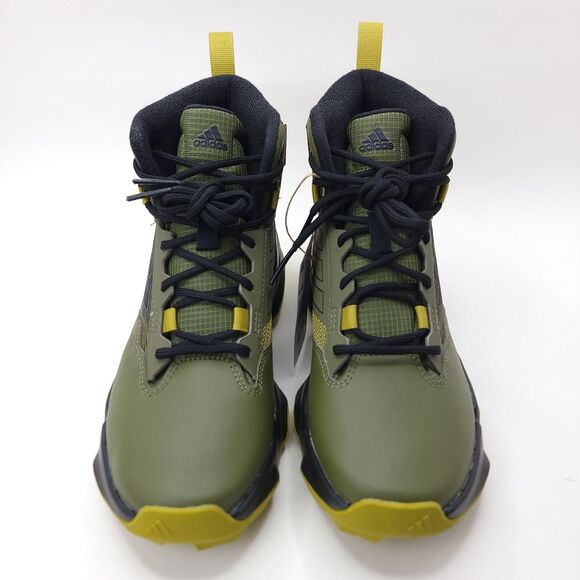 Adidas Mens Terrex Unity Leather Mid COLD.RDY Hiking Olive Black Size 5 GZ3936 main image 5